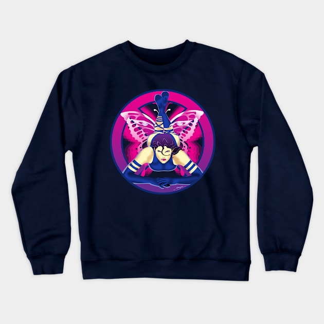 Psylocke (90's) Inspired by Nagel Crewneck Sweatshirt by The iMiJ Factory